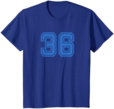 Спортски дрес Број 36 Сина омилена маица со среќен број
