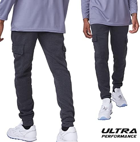 Ultra Performance 3 пакувања со џемпери за мажи, џогери од руно за мажи со џебови