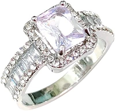 2023 година Нов ринг жени свадба на прстенот за ангажман на девојки специјални накит невестата прстени со акрилни прстени со големина
