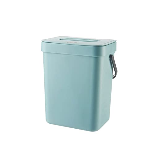 Wyndel Storage Bin Wallид виси отпадоци за отпадоци од кујнски кабинет, мала ѓубре може да биде домаќин на тоалетот без хигиенско пластично