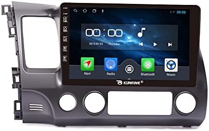 KUNFINE Android Радио CarPlay &засилувач; Android Авто Авторадио Автомобил Навигација Стерео Мултимедијален Плеер GPS Екран НА