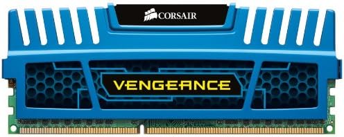Corsair CMZ8GX3M2A1600C9B Vengeance Blue 8 GB PC3-12800 1600MHz DDR3 240-PIN SDRAM Комплет за меморија со двојни канали 1.5V