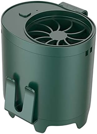 Ｋｌｋｃｍｓ Рачен вентилатор УСБ -биро вентилатор со одвојлив ветер на ветер моќен низок шум, лесен преносен вентилатор за полнење на вентилаторот за теретана, зелен
