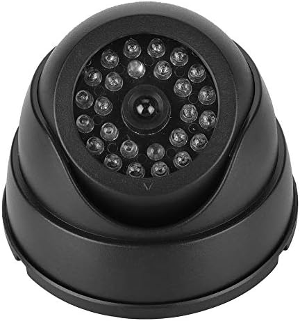 Dummy Dome Camera, MR-18 Dummy Fake Dome Camera Cromers Supvelance Securance Security со 30 парчиња IR LED диоди