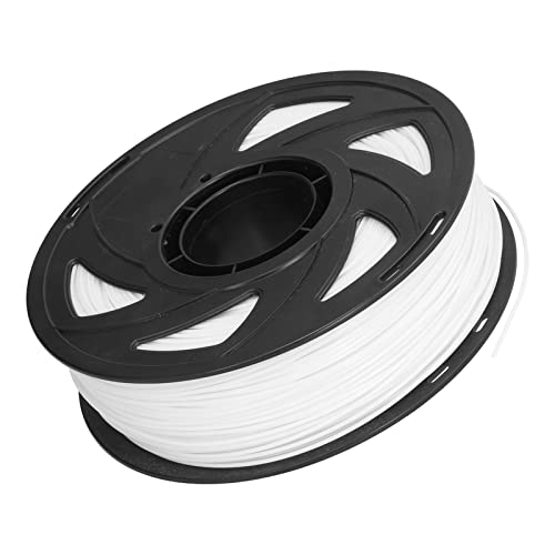Пакет на филамент PLA 3D, 1,75 mm 1kg PLA FILAMENT Белиот 3Д печатач за полнење на отпорност на отпорност на плочи за печатач, димензионална точност ± 0,02мм