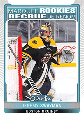 2021-22 O-Pee-Chee 525 Jeremy Swayman RC Rookie Boston Bruins NHL Hockey Trading Card