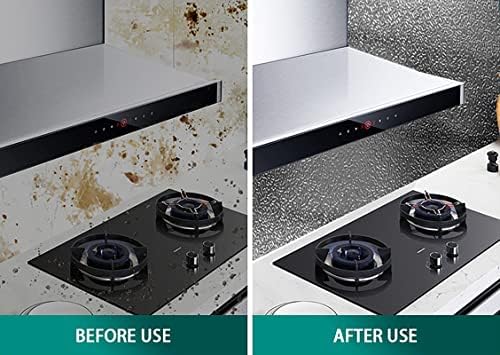 FXNFXLA кујна само-лекава позадина, налепници за позадина во кујната, налепници за водоотпорна масло, водоотпорна налепница со отпорна на висока