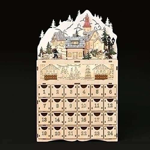 Одбројувањето на римското 14 беж и црно планинско село предводи Божиќни таблети декор