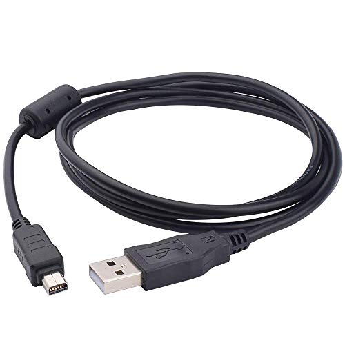 Алитутумао CB-USB5 CB-USB6 USB датум за замена на кабелот за фото-пренесување на фото-кабел, компатибилен со Olympus mju mju, тешки пенкани
