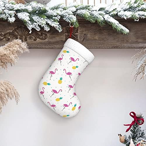 PSVOD Flamingo и Aneyapple Нова Година Божиќ Декоративни чорапи кои висат Божиќни чорапи