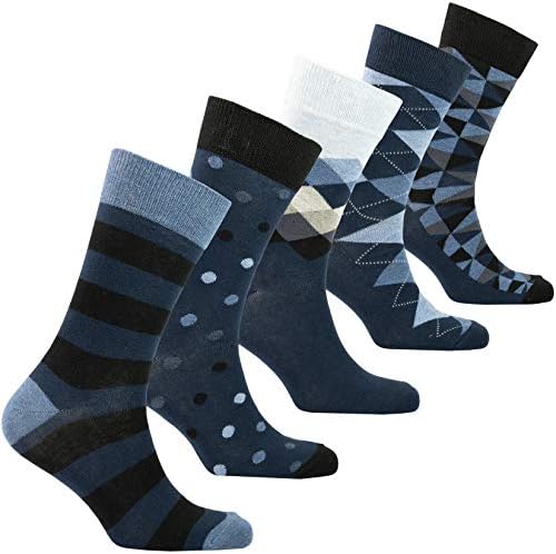 Чорапи n чорапи-меси 5пар луксузни шарени памучни забавни новини за новите фустани кутии за подароци