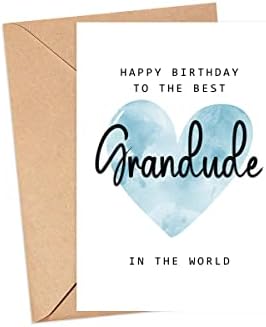 Moltdesigns Среќен роденден на Најдобрата Гранддод во светската картичка - Гранддодејска картичка - Гранддодеска картичка - Подарок за Денот на