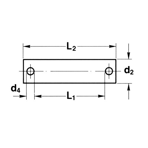 Ametric LF 444 CP LF/LL серија на лисја на серија, LL 28 44 ISO број, 44,45 mm терен, 4x4 плоча за лакирање, ширина од 54,5