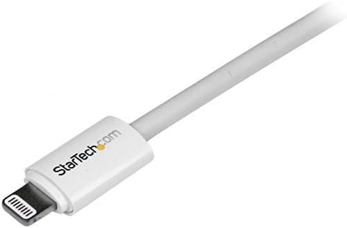 StarTech.com 3м Долго Бело Јаболко 8-пински Молња Конектор НА USB Кабел за iPhone / iPod / iPad-Полнење И Синхронизација Кабел