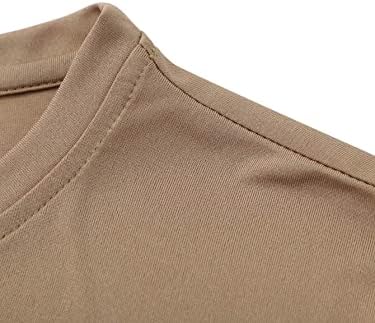 NIBHZ облека со две парчиња за мажи мажи за графички печати со џемпери на половината за влечење
