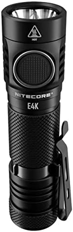 NITECORE E4K CREE XP-L2 V6 EDC Flashlight, 21700, бела, 4400 лумени, црна, FL-Nite-E4K