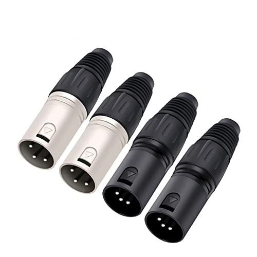 3 пински x l r машки приклучок за приклучок микрофон m i c адаптер XLR кабелски терминален аудио жица конектор 10 парчиња