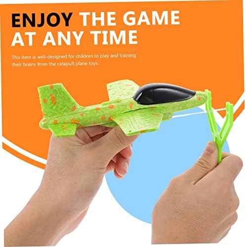 TOYANDONA 3pcs Рака Фрлање Пена Авион Деца Авион Деца Отворено Играчки Смешни Авион Играчка Подарок Отворено Дете