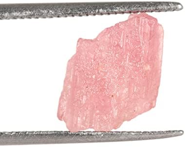ГЕМХАБ 4.65 кт Природни Сурови Розови Турмалински Камени Груби Кристали, Правејќи Завиткување Жица,Лековити Карпести Подароци