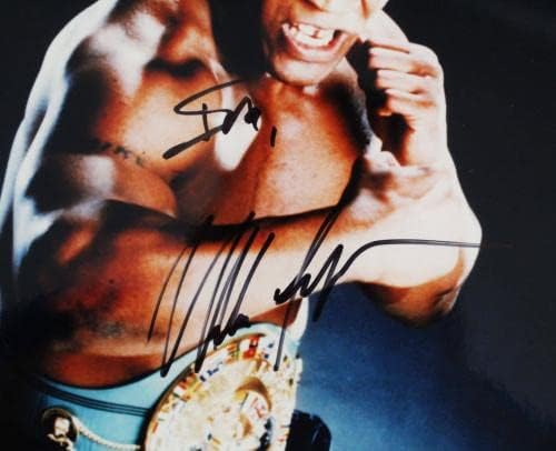 Мајк Тајсон потпиша фотографија 11 × 14 - COA JSA - Автограмирани фотографии во боксот