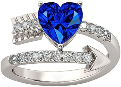 2023 Нова личност креативна loveубов со дијамантски прстен за венчавки за венчавки за жени духовни прстени за жени