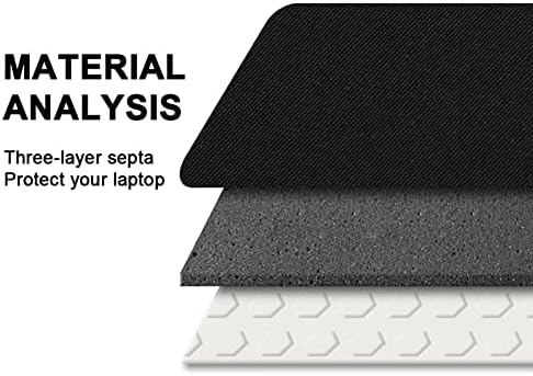 Javenproeqt лаптоп торба за рамената мермер црна поставена компјутерска чанта за возрасни, 13,4-14,5 инчи