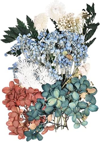 Yiozoi суви притиснати цвеќиња Масовно DIY свеќи епоксидни приврзоци ѓердан занаети за занаети Декоративни подароци