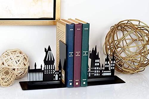 Хари Потер Хогвортс Замокот Метал Книжарници | Умре Сече Метал Книги Со Хогвортс Замокот Силуета Сјај Во Темнината Дизајн | Идеален За Хари Потер