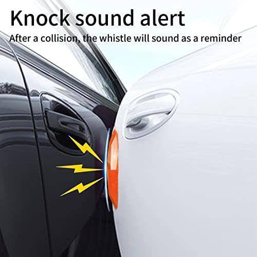 SK Custom 4PCS Car Side Door Edge Edge Protecter Persaction Personalized Part Pad налепница, компатибилен со пикап, камион. Колизијата може