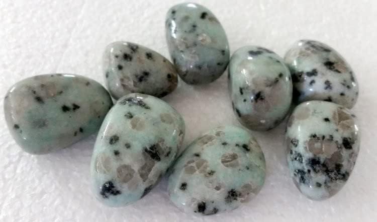 Pachamama Essentials Kiwi Jasper Tumbled - лечен камен - кристално заздравување 20-25мм
