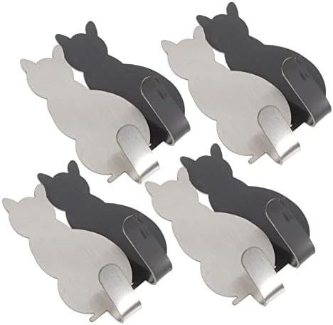 Besportble 40 парчиња маче кука за декорација на кука од не'рѓосувачки челик куки за мачка не'рѓосувачки челик