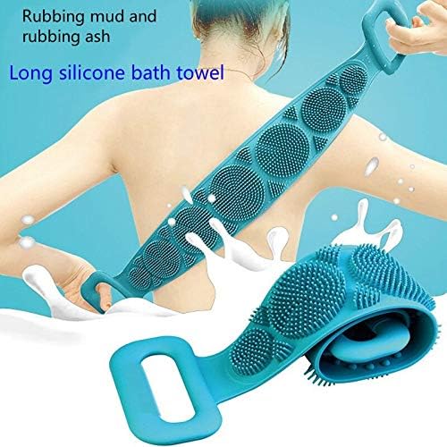 Xuan Ziluo Exfoliating миење на силиконски пешкир за миење садови триење на задната ексфолијација на мртва кожа тело масажа за масажа четка