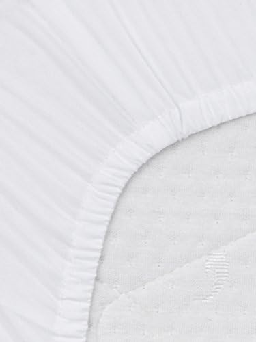 Декоративен лист за креветчиња, компас опремена микрофибер бебе и дете Универзални чаршафи за креветчиња, 28 x 52 x 8 , сет на бели