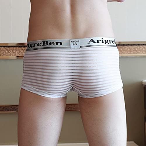 Менс памук боксери секси под -панталони боксери солидни панталони за долна облека мода машка машка тренингот