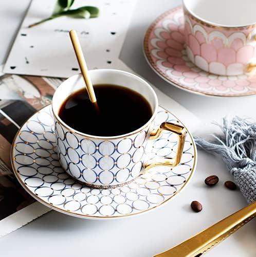 Додона британска светлина луксузна керамичка кафе чаша европска мала луксузна чаша за кафе сет дома попладне чај Исклучителна чаша