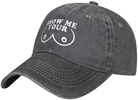 Whirose Titties Бејзбол капа што може да се отвори прилагодливо хип-хоп капа за мажи за риболов, женски риболов