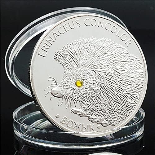 Животински Монети Со Дијаманти Comm Комеморативни Монети Сребрени Монети Белоруски Реплики За Криптовалути Аматерски Колекционерски Предмети