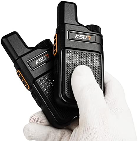 Води токви со слушалки и микрофон, поведоа за возрасни 50 милји радио долг дострел водоотпорен батерија Vox 4000mAh за пешачење за кампување KSUN M6