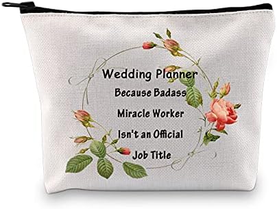 Мекиуп Планер за свадба Козметичка торба за шминка, патент за координатор за свадби за свадба, благодарам подарок за планер за венчавки