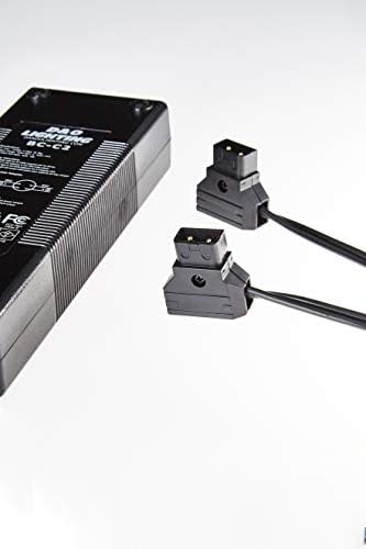 D&O осветлување Двојна полнач за батерии Д-ТАП, полнач за батерии за злато Li-Ion и V Mount Battery за емитувана видео камера и професионални