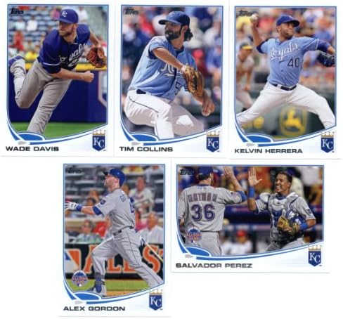 Ажурирање на сериите за бејзбол картички за 2013 година - Канзас Сити Ројалс Тим MLB Trading Set - 11 картички: US16 Alex Gordon