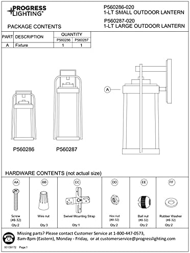 Осветлување на напредокот P560287-020 WALCOTT OUTDOOR, бронза