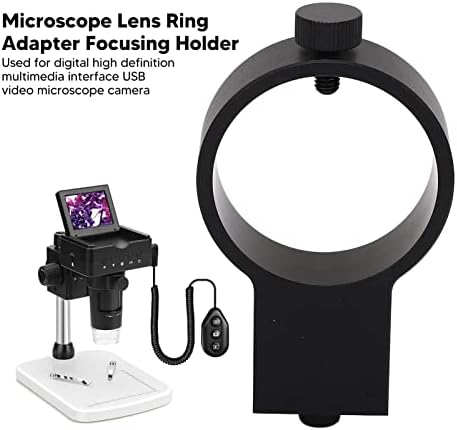 Микроскопски Адаптер За Леќи Алуминиумска Легура Микроскоп Адаптер За Камера Држач За Фокусирање Држач 42мм 50мм Лесен Стабилен За Употреба