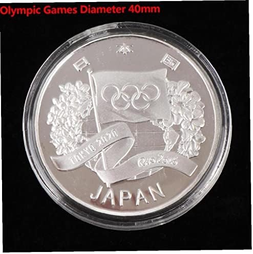Зонстер 2020 јапонски олимписки игра сребрена позлатена комеморативна монета сувенир предизвик колекционерска колекција подарок