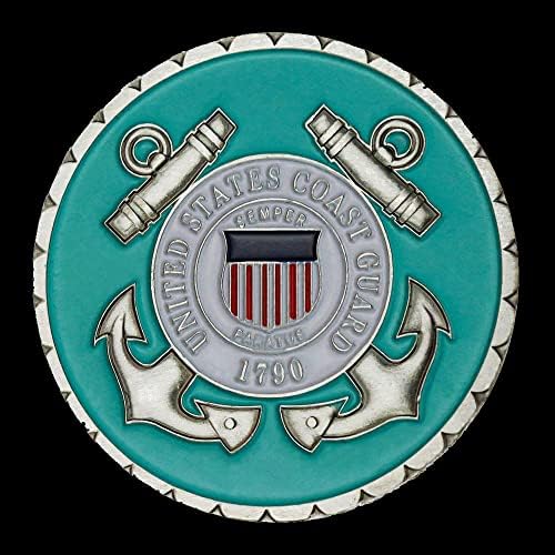 Сребрена Череп Шема Американската Воена Монета Одделот За Држави Морнарица Крајбрежната Стража Сувенири Колекционерски Подарок Позлатени Комеморативна