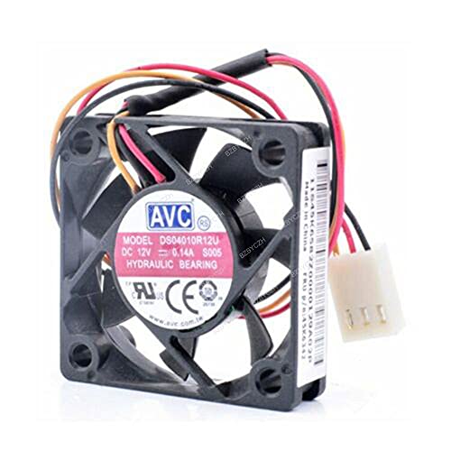 BZBYCZH компатибилен за AVC DS04010R12U 12V 0,14A 40X40X10MM 4CM 3PIN Вентилатор за ладење