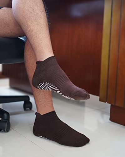 Rative Anti Slid Non Skid Barre Yoga Pilates болнички чорапи со занаети за возрасни мажи жени
