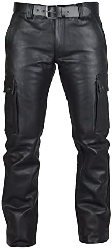 Miashui Plus со големина карго панталони долги ретро готви тенок машки панталони панталони зимски есенски панк -обични машки панталони