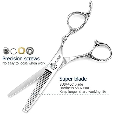Берберски Ножици Поставени 5.5 Професионални Ножици За Коса Постави Ножици За Сечење Коса Ножици За Фризура Ножици За Разредување На Косата