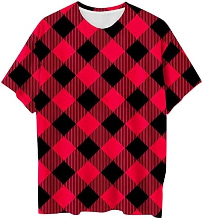 Карирани кошули за жени 2023 Трендовски дечко момче блуза летна гранџ маица преголема карирана улична облека врвови